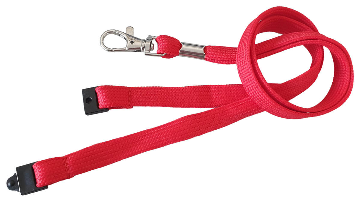 Lanyard Tube 10mm Schlauchband - Rot