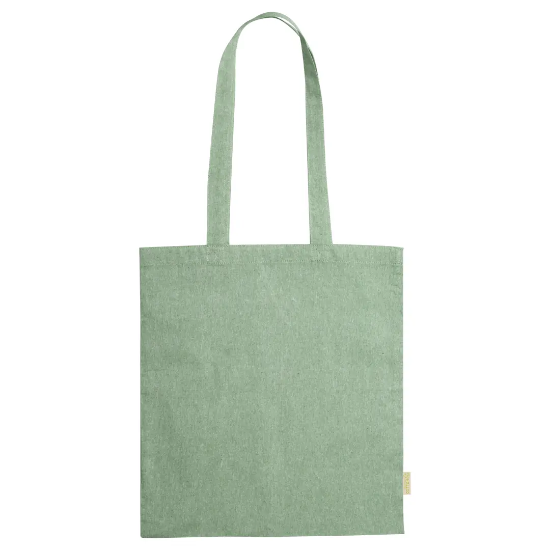 Personalisierte Baumwoll-Einkaufstasche "Congish" - Grün