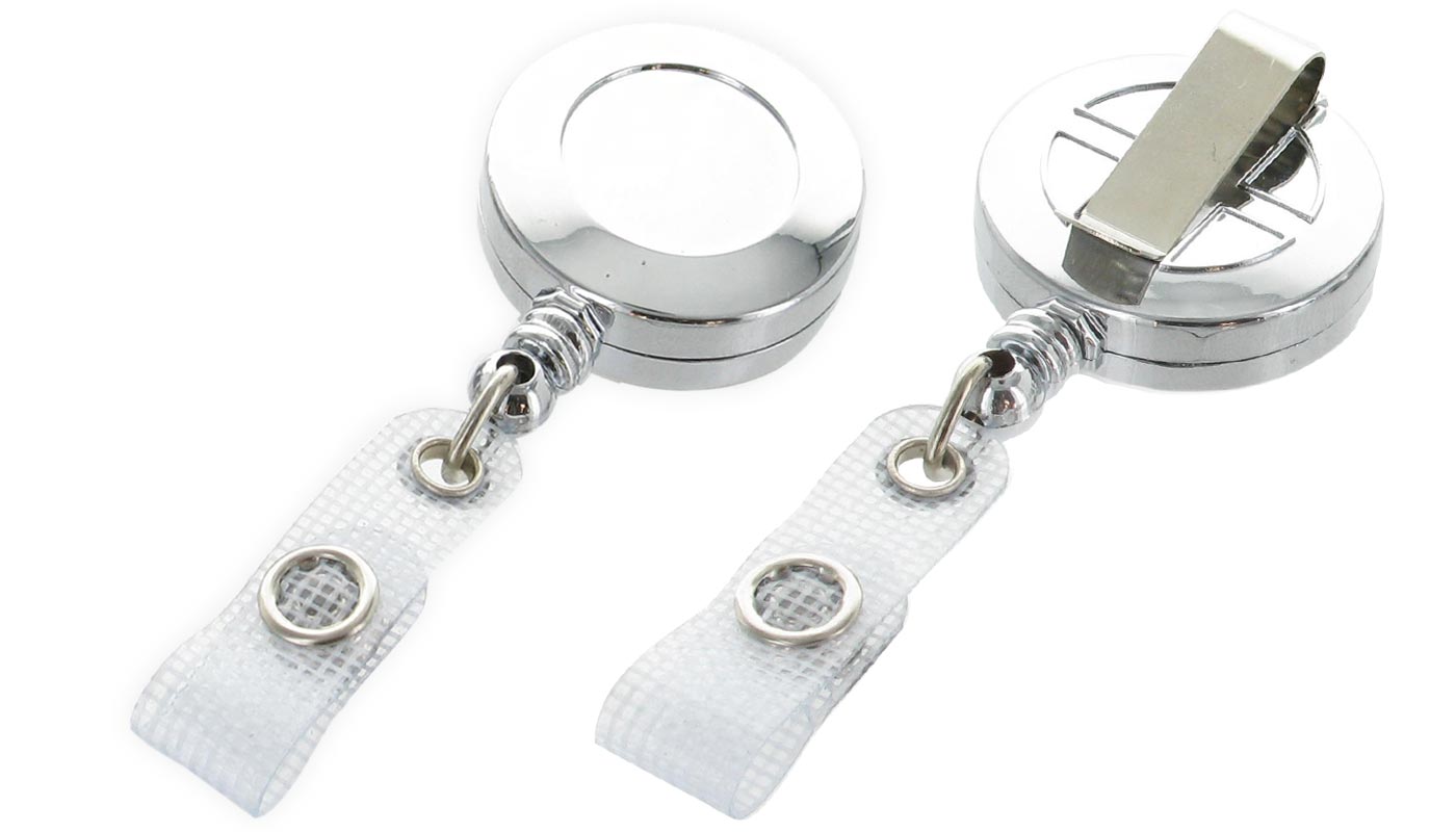 Ausweisjojos mit Doming - 19mm - Jojo Chrom