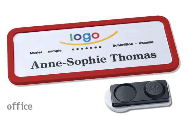 office® 30 Namensschilder, smag EXTRA - Rot