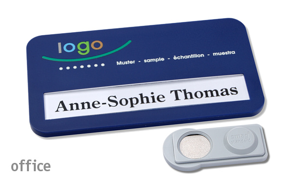 Namensschilder Color-Print ➤ office® 35 - Dunkelblau