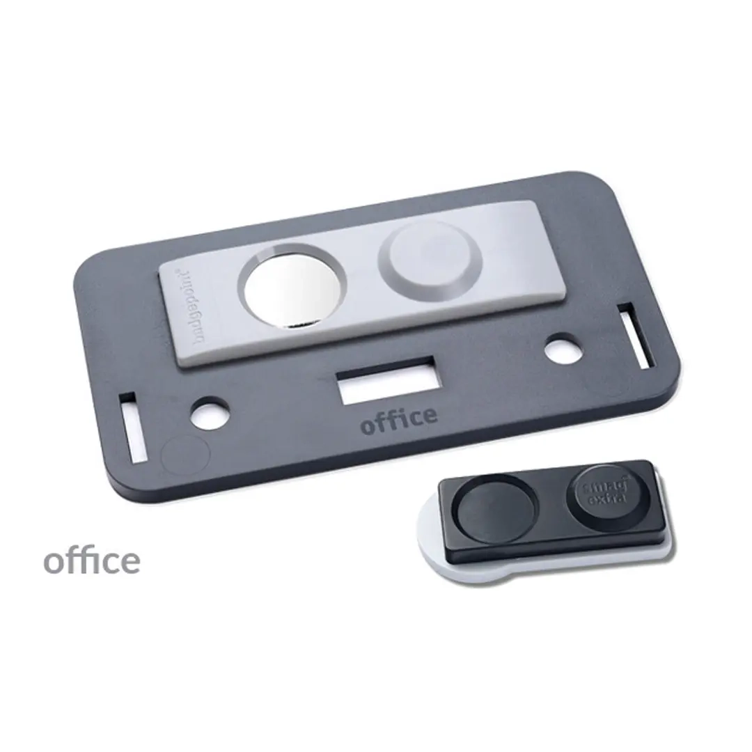 Namensschild office® 35 Color-Print ➤  Magnet Extra - Anthrazit