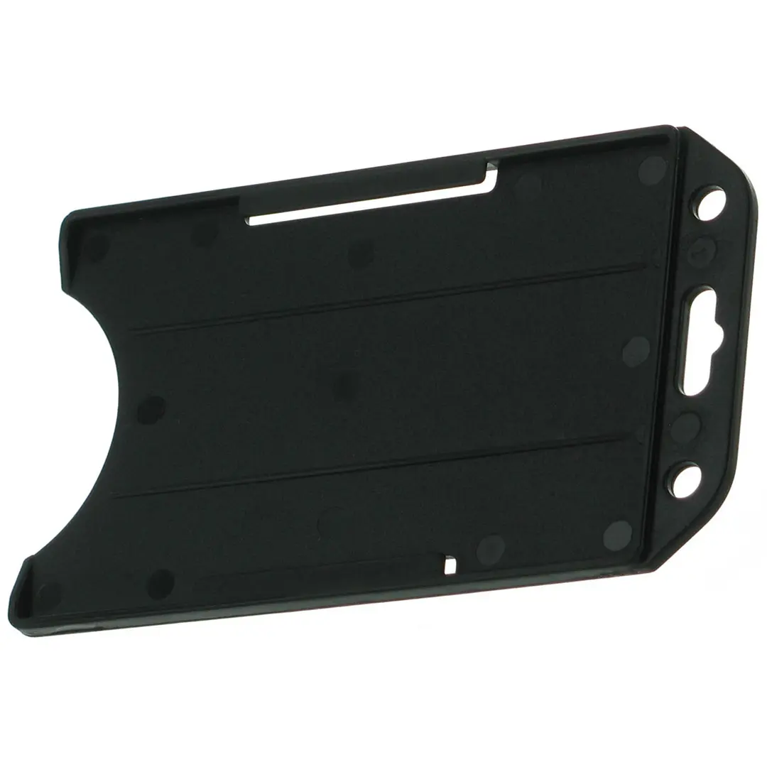 Offener Kartenhalter Hochformat, farbig - Schwarz