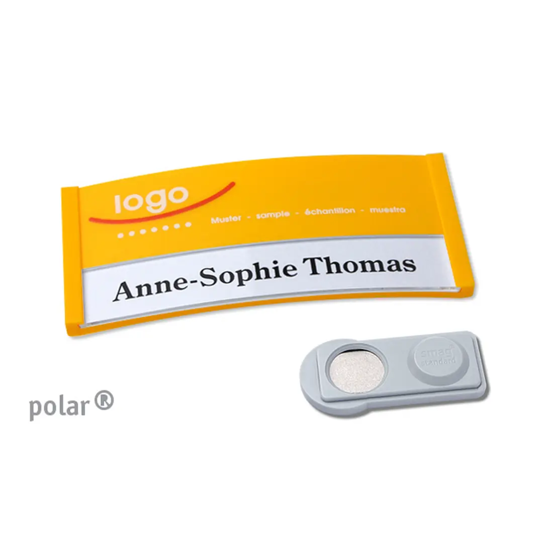 Namensschilder Color-Print ➤ polar® 30 - Gelb
