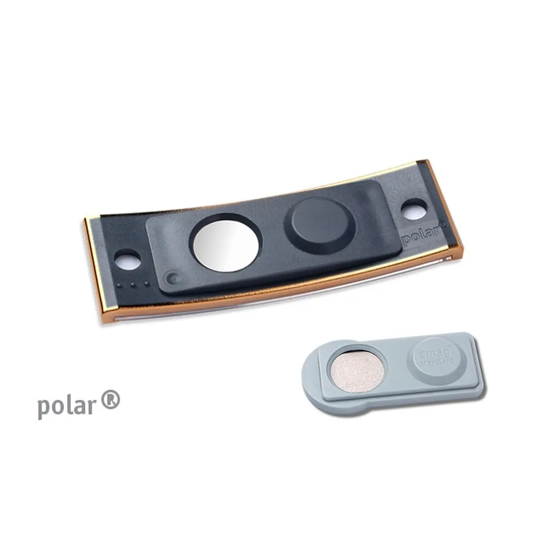 Alu-Complete Namensschild ➤ polar® 20 - Gold