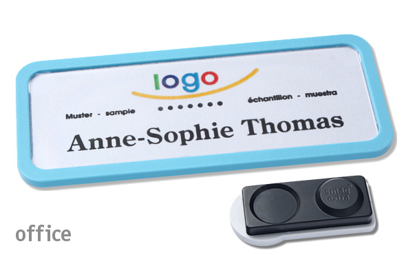 office® 30 Namensschilder, smag EXTRA - Pastellblau