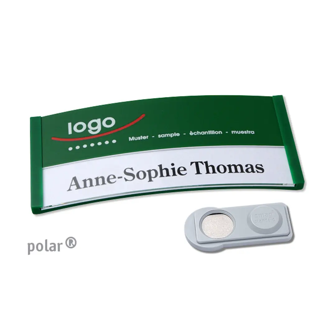 Namensschilder Color-Print ➤ polar® 35 - Grün