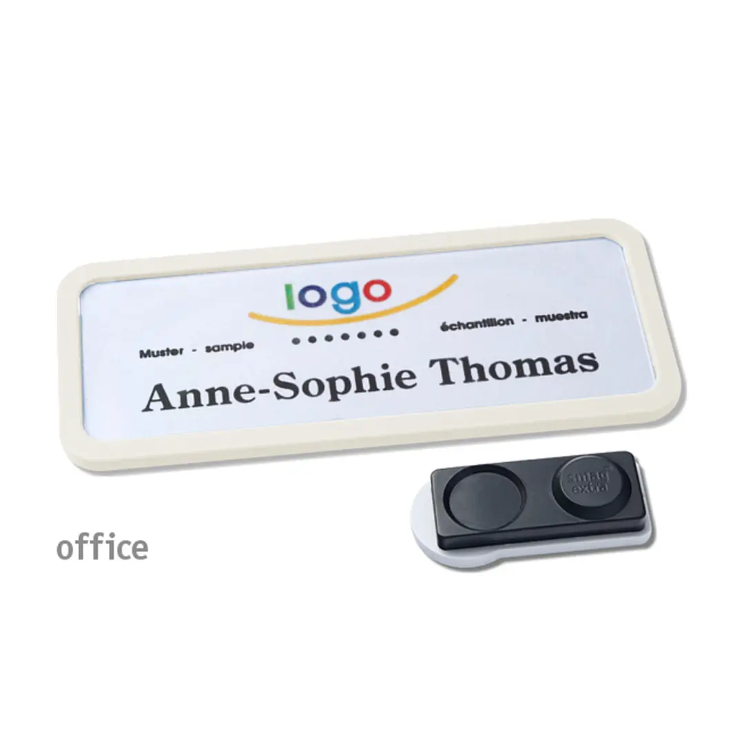 office® 30 Namensschilder, smag EXTRA - Weiß 