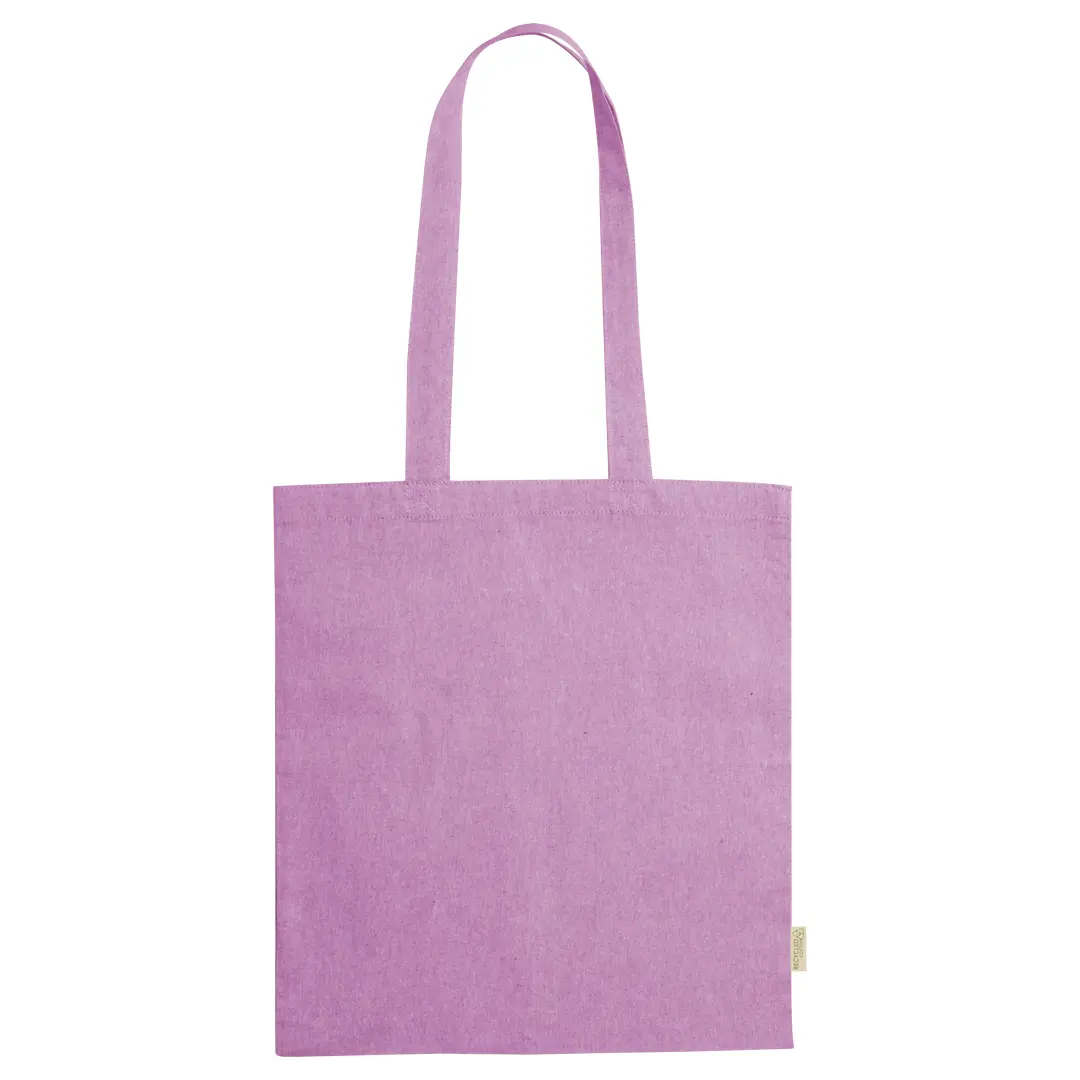 Personalisierte Baumwoll-Einkaufstasche "Congish" - Rosa