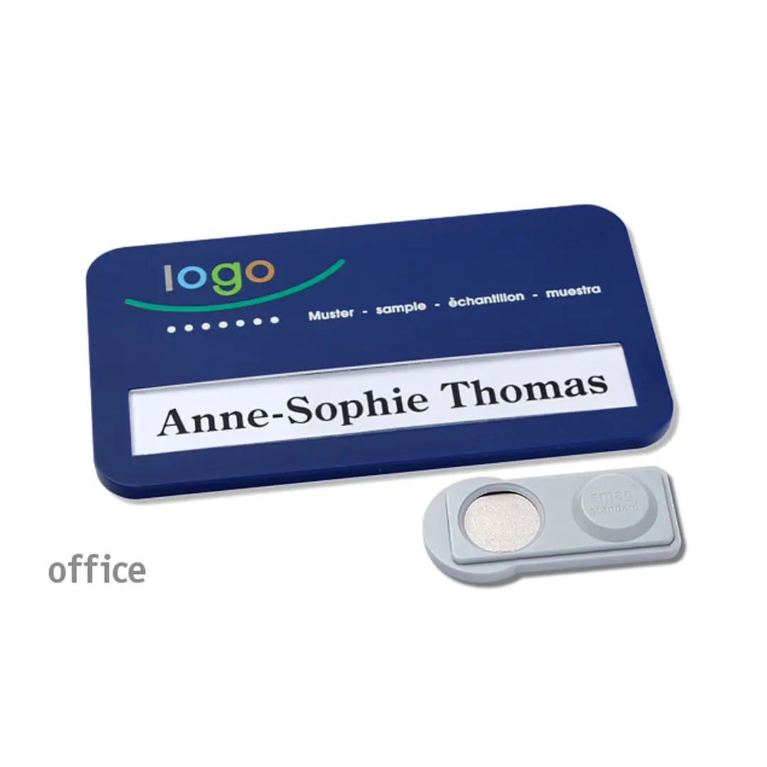 Namensschilder Color-Print ➤ office® 35 - Dunkelblau