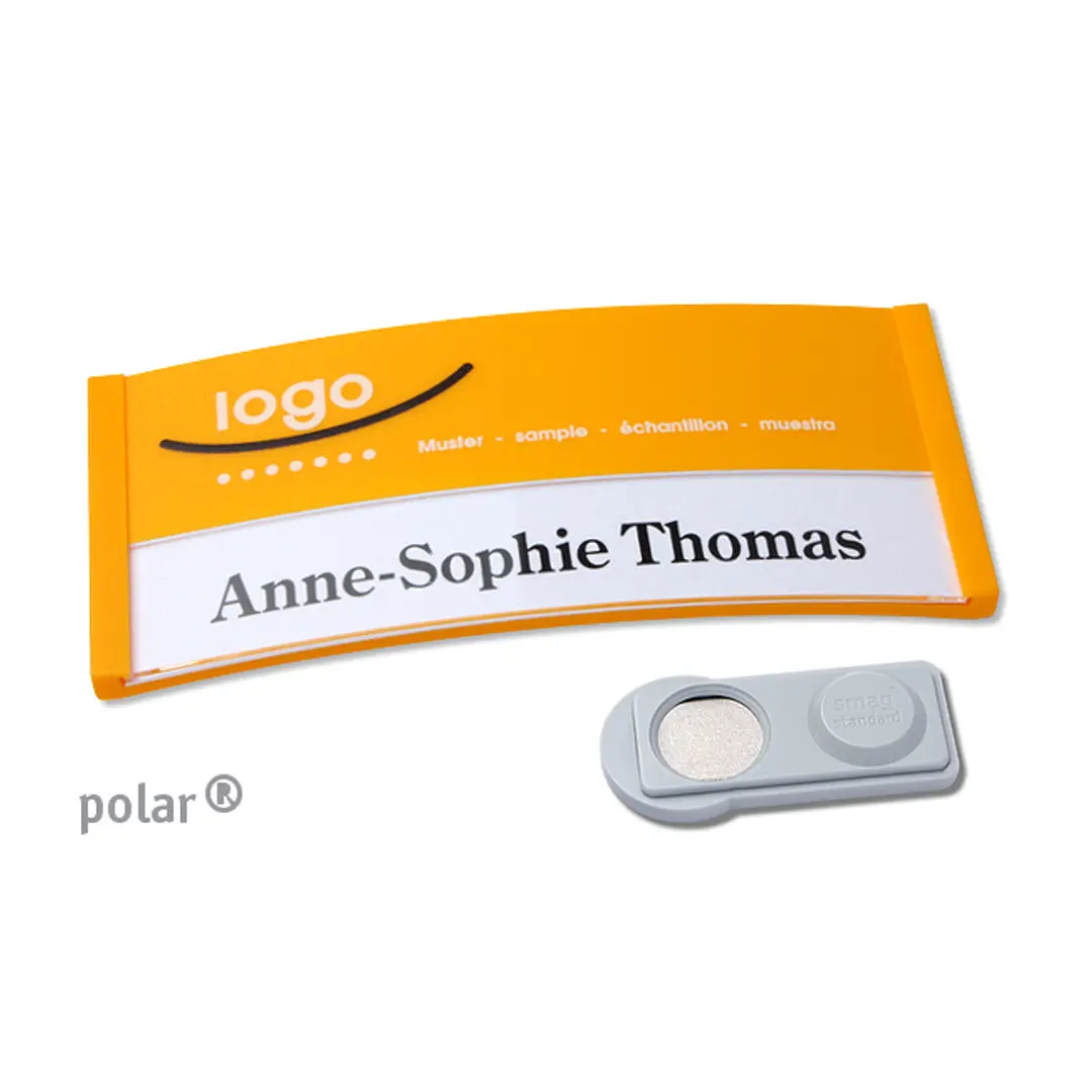 Namensschilder Color-Print ➤ polar® 35 - Gelb