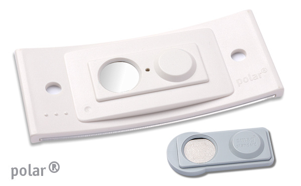 Namensschilder Color-Print ➤ polar® 35 - Weiß