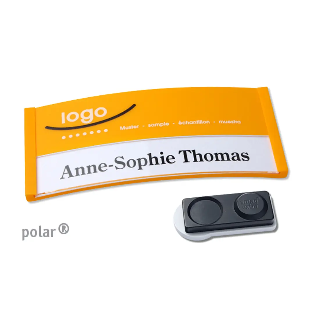 Namensschild Color-Print ➤ polar® 35 extra - Gelb