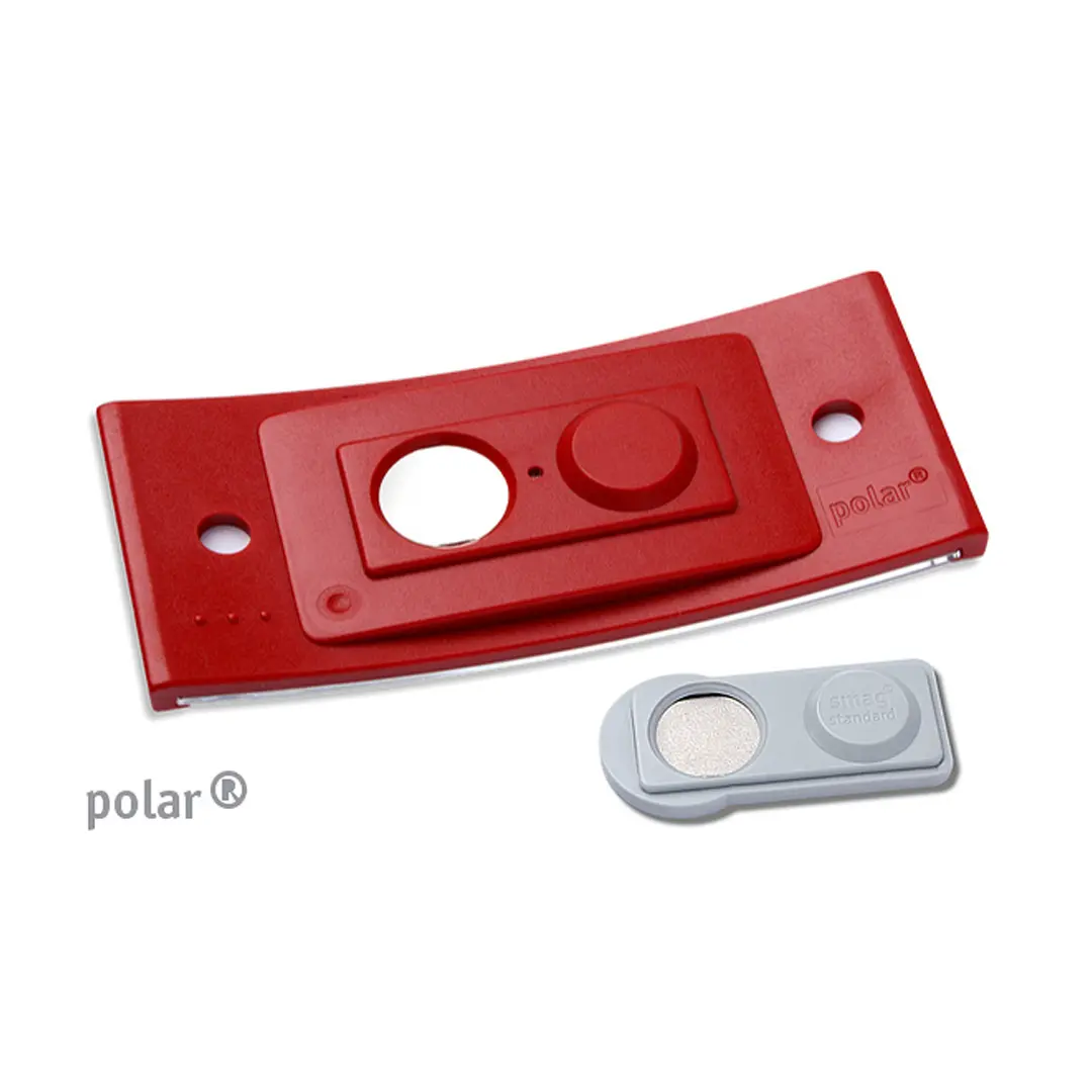 Namensschilder Color-Print ➤ polar® 35 - Rot