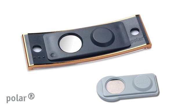 Alu-Complete Namensschild ➤ polar® 20 - Gold