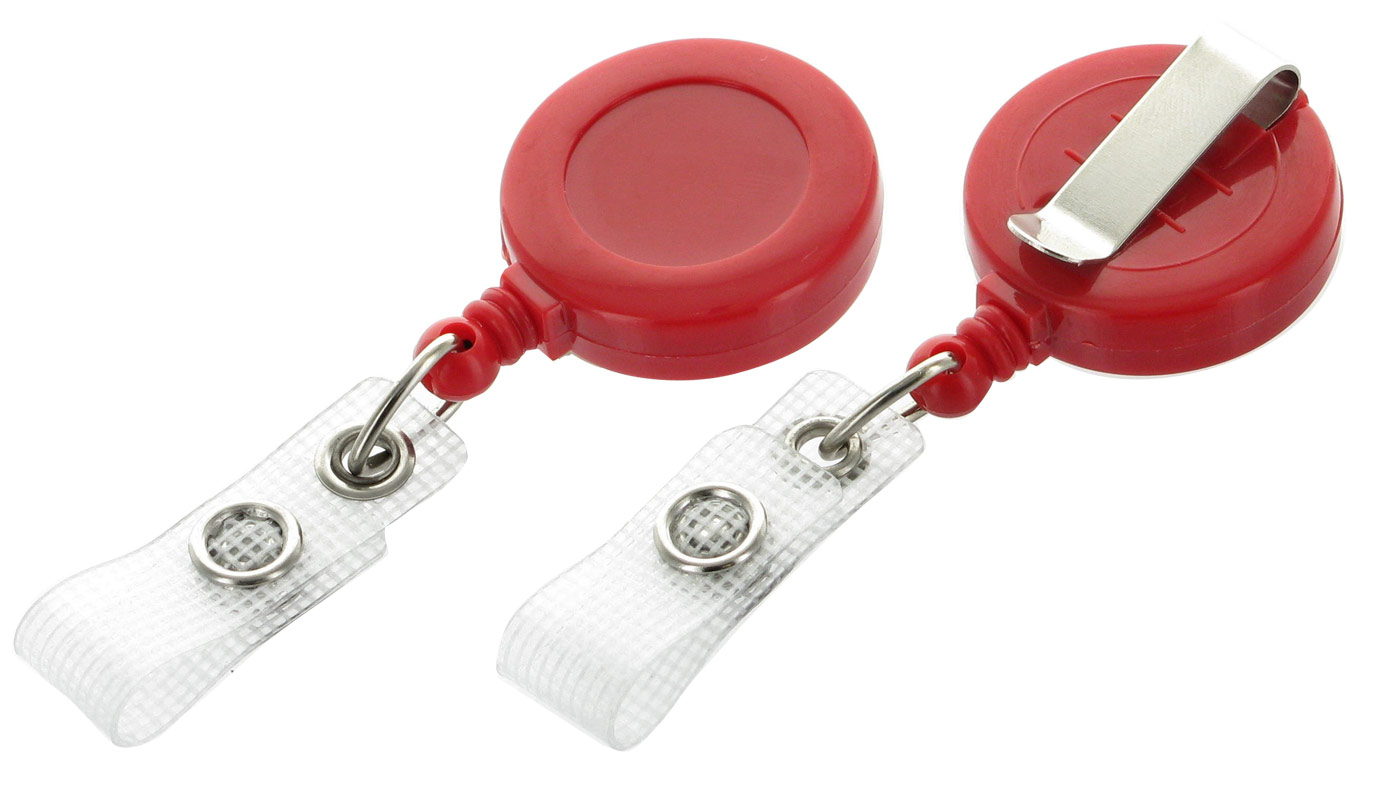 Ausweisjojos mit Doming - 19mm - Jojo Rot