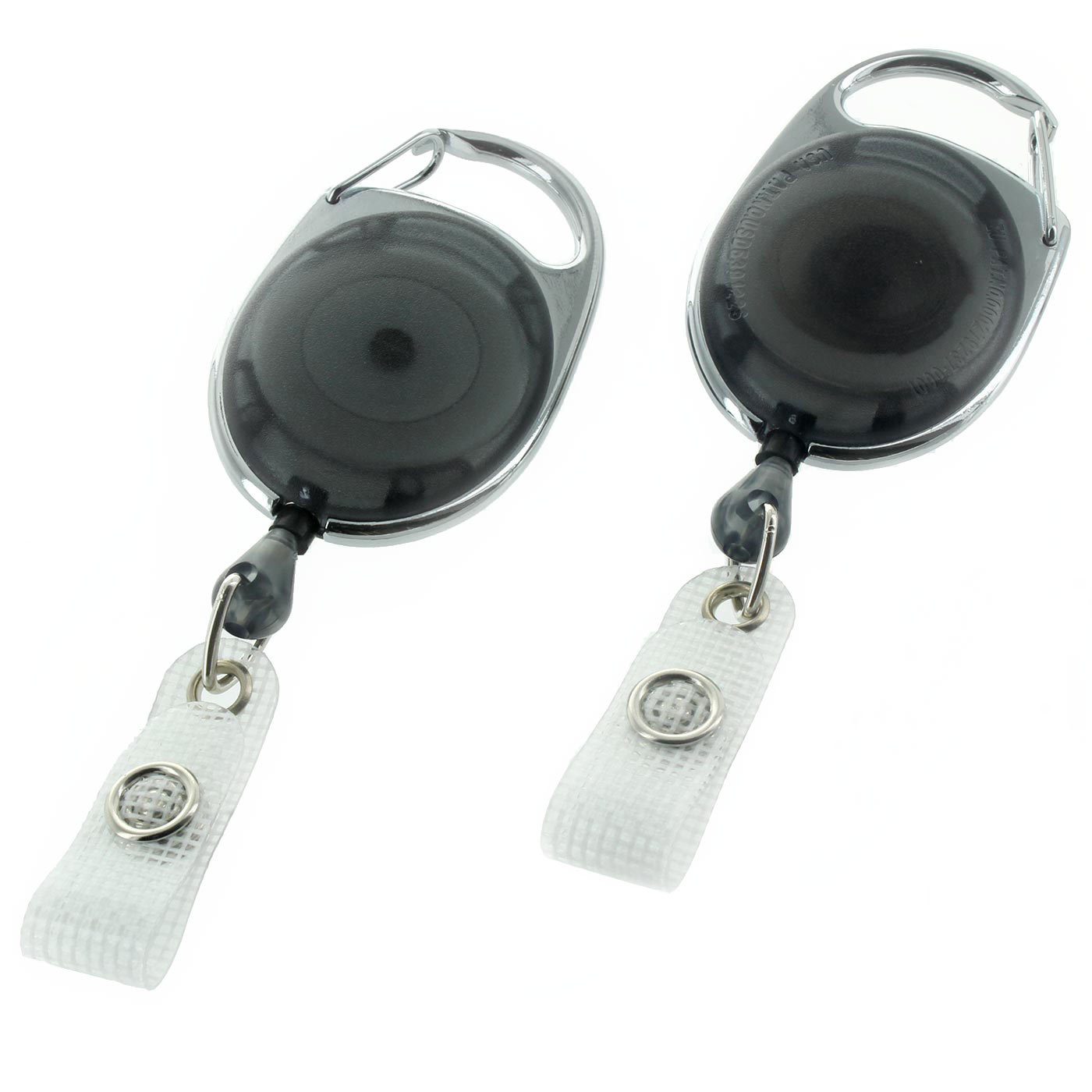 Jojo Ausweishalter oval - Schwarz Durchscheinend