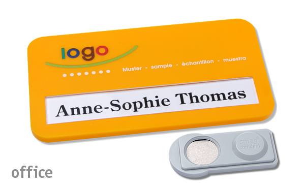Namensschilder Color-Print ➤ office® 35 - Gelb