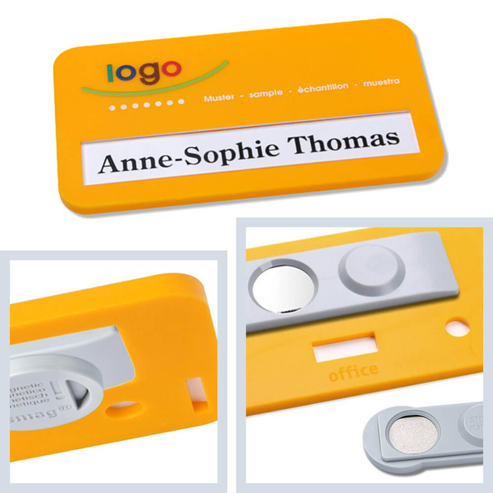 Namensschilder Color-Print ➤ office® 35 - Gelb