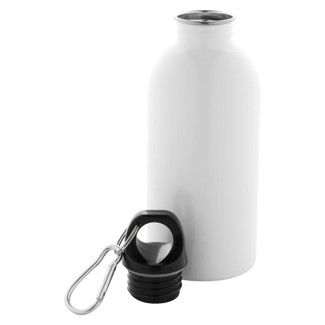 Trinkflasche aus recyceltem Edelstahl "Pressuto" mit  Sublimationsdruck