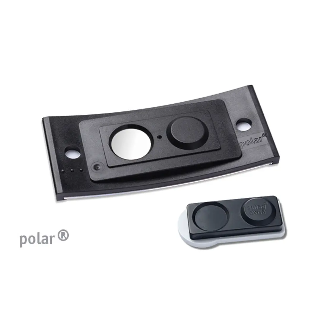 Namensschilder bedruckt ➤ polar® 30 Extra - Schwarz