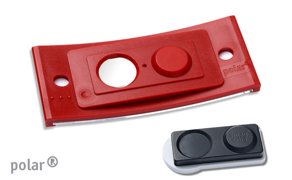 Namensschilder bedruckt ➤ polar® 30 Extra - Rot