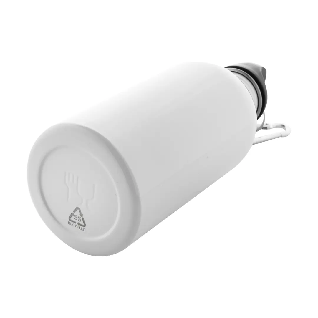 Trinkflasche aus recyceltem Edelstahl "Pressuto" mit  Sublimationsdruck