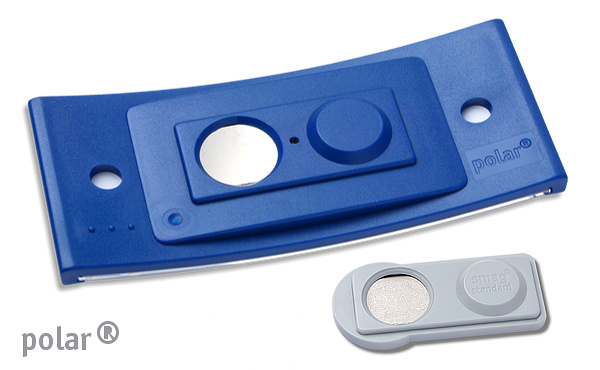 Namensschilder Color-Print ➤ polar® 35 - Blau