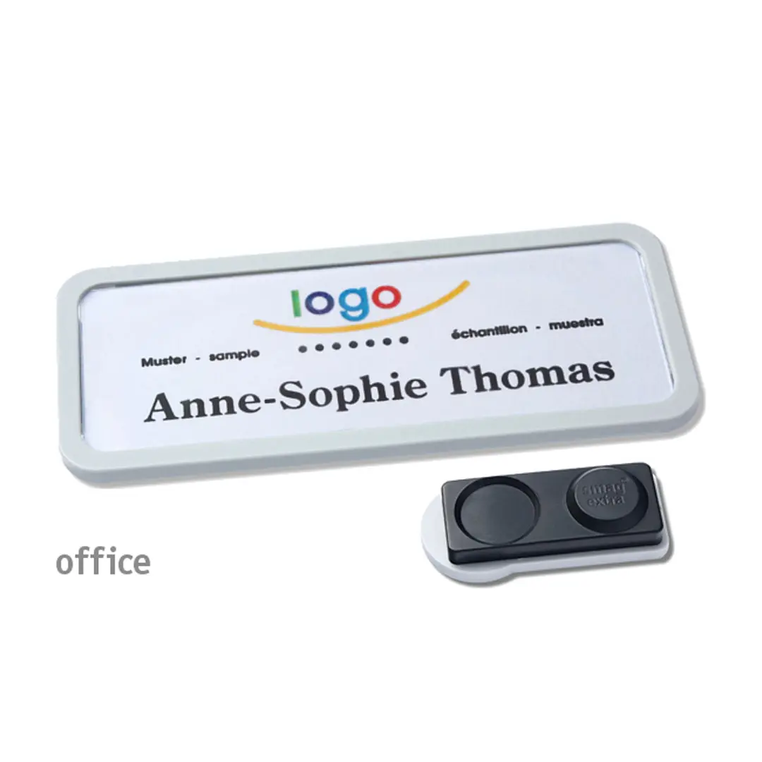 office® 30 Namensschilder, smag EXTRA - Hellgrau