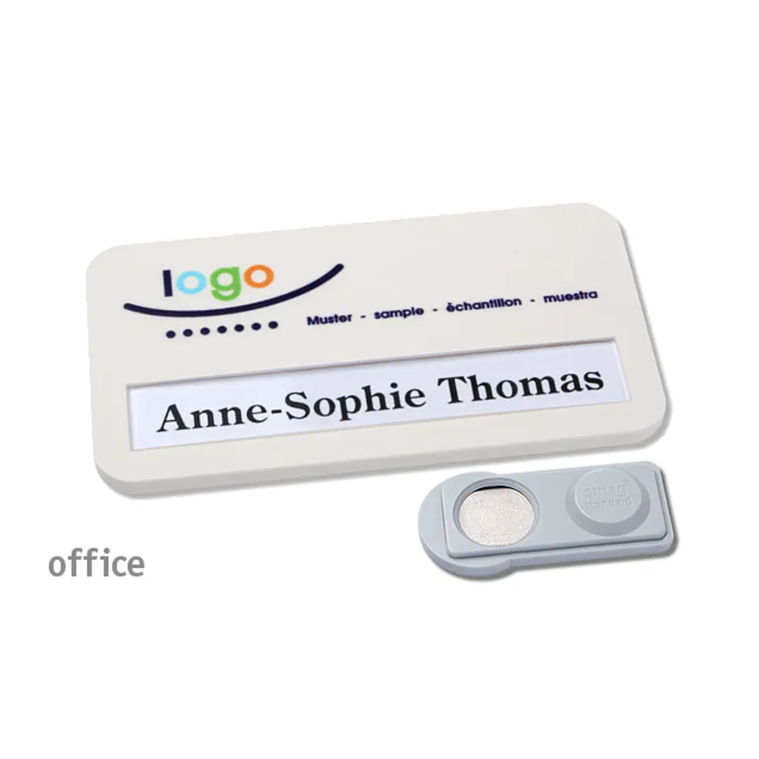 Namensschilder Color-Print ➤ office® 35 - Weiß
