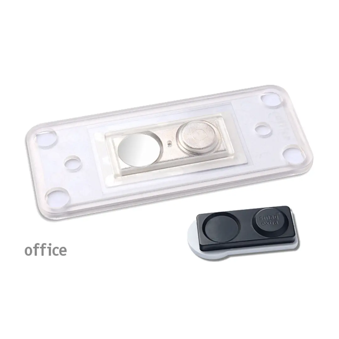 office® 30 Namensschilder, smag EXTRA - Klar Transluzent