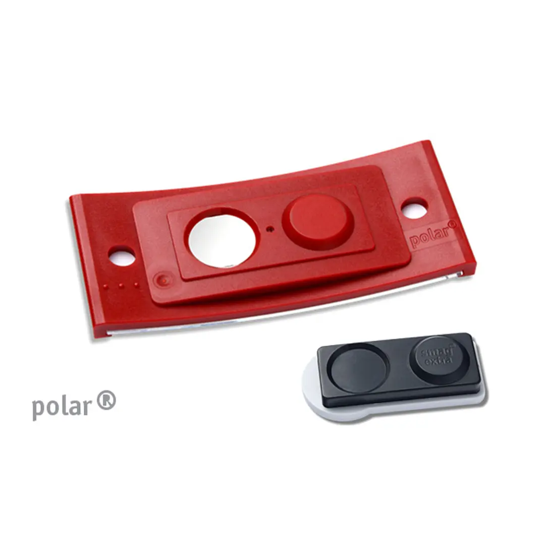 Namensschilder bedruckt ➤ polar® 30 Extra - Rot
