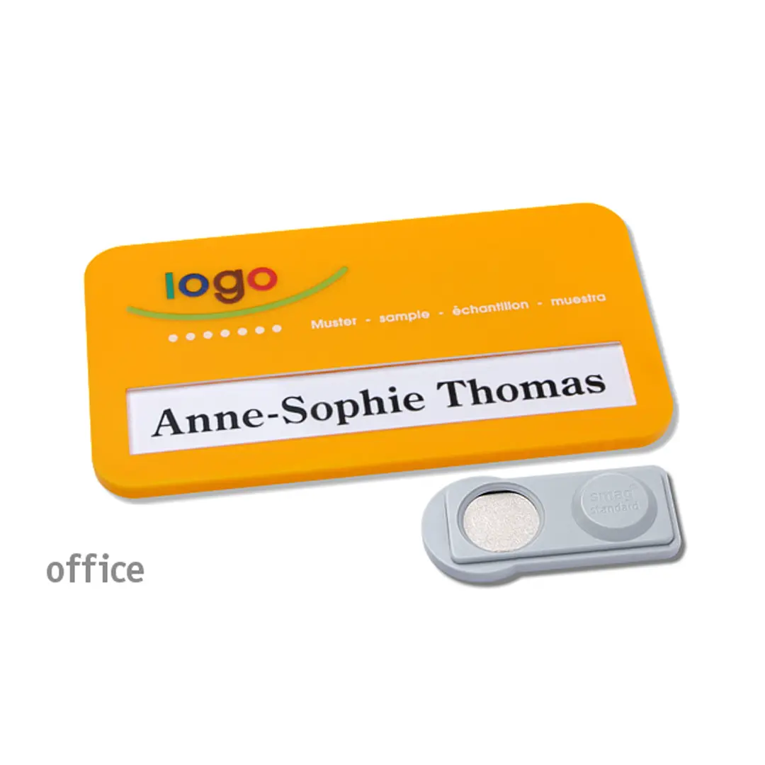 Namensschilder Color-Print ➤ office® 35 - Gelb