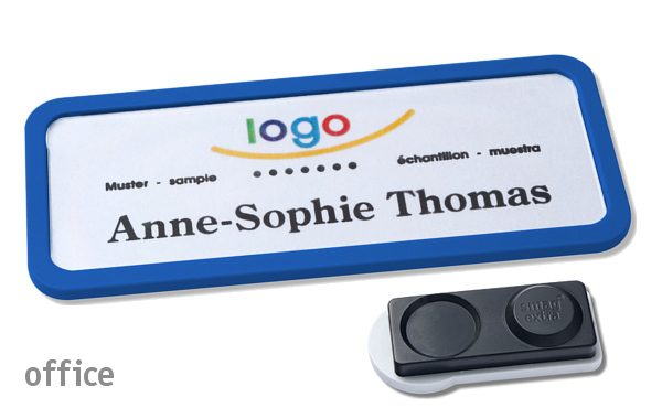 office® 30 Namensschilder, smag EXTRA - Blau