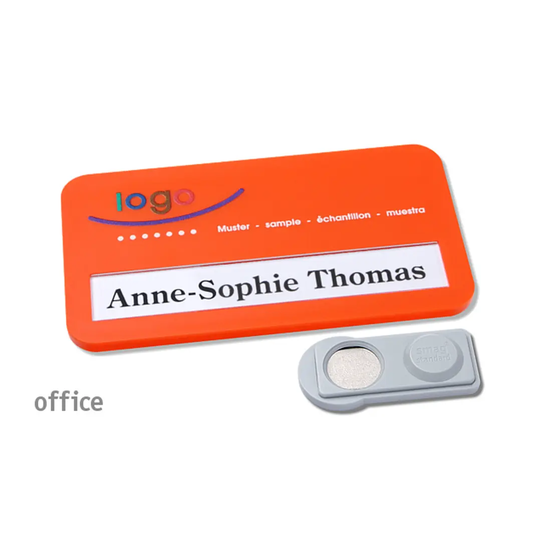 Namensschilder Color-Print ➤ office® 35 - Orange