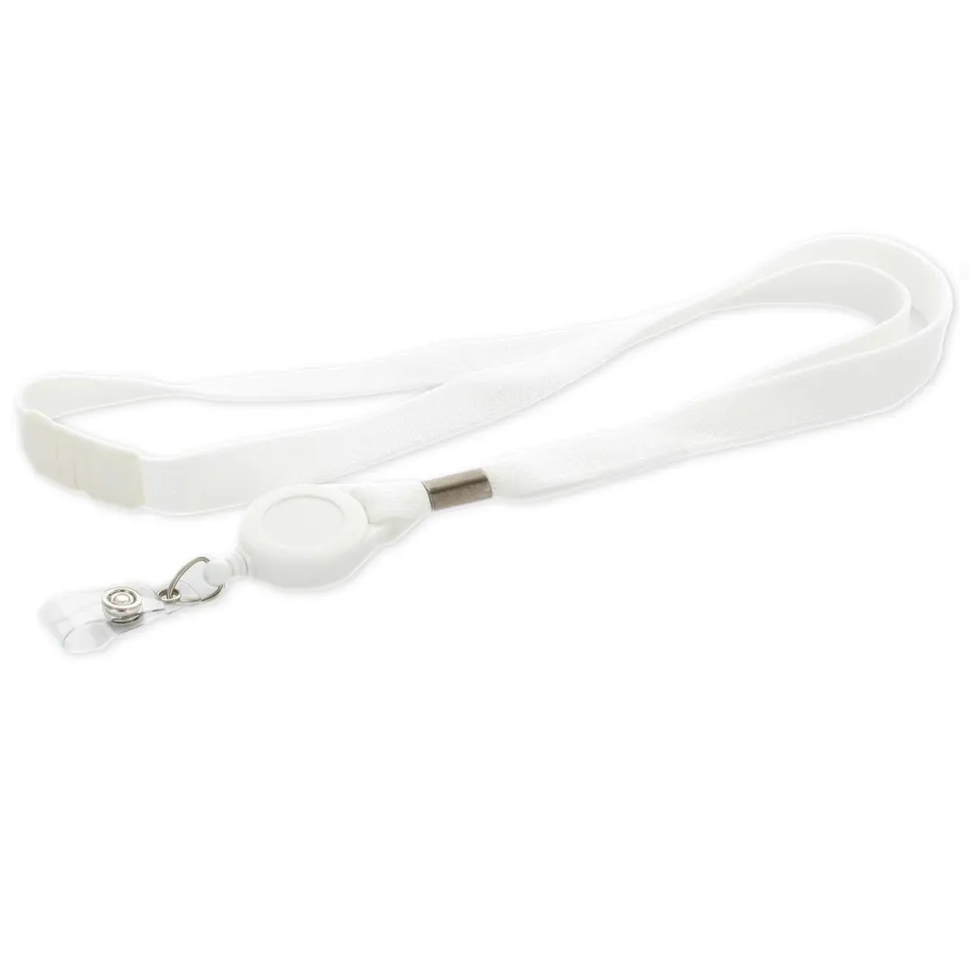 Tube Lanyard mit Jojo - Weiß