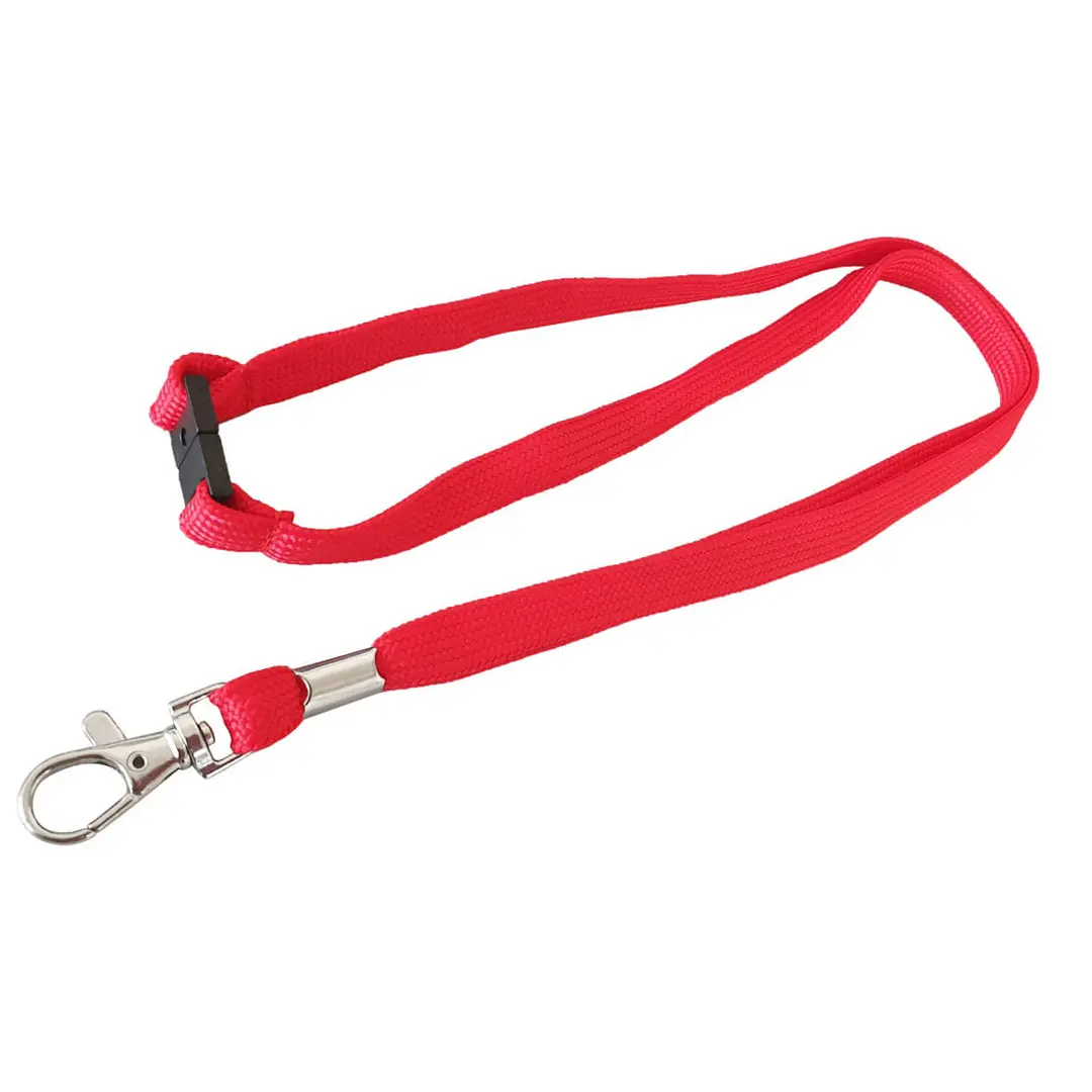 Lanyard Tube 10mm Schlauchband - Rot