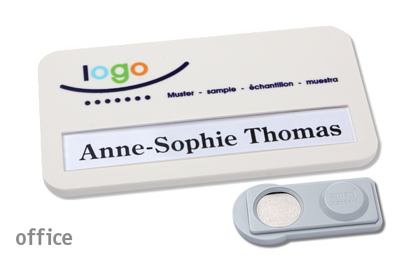 Namensschilder Color-Print ➤ office® 35 - Weiß